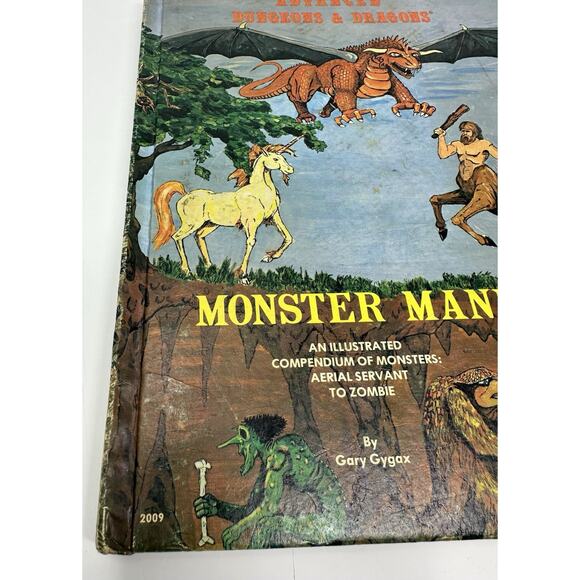 Advanced Dungeons & Dragons MONSTER MANUAL 1978 3rd Edition TSR #2009 RPG AD&D - Picture 8 of 16